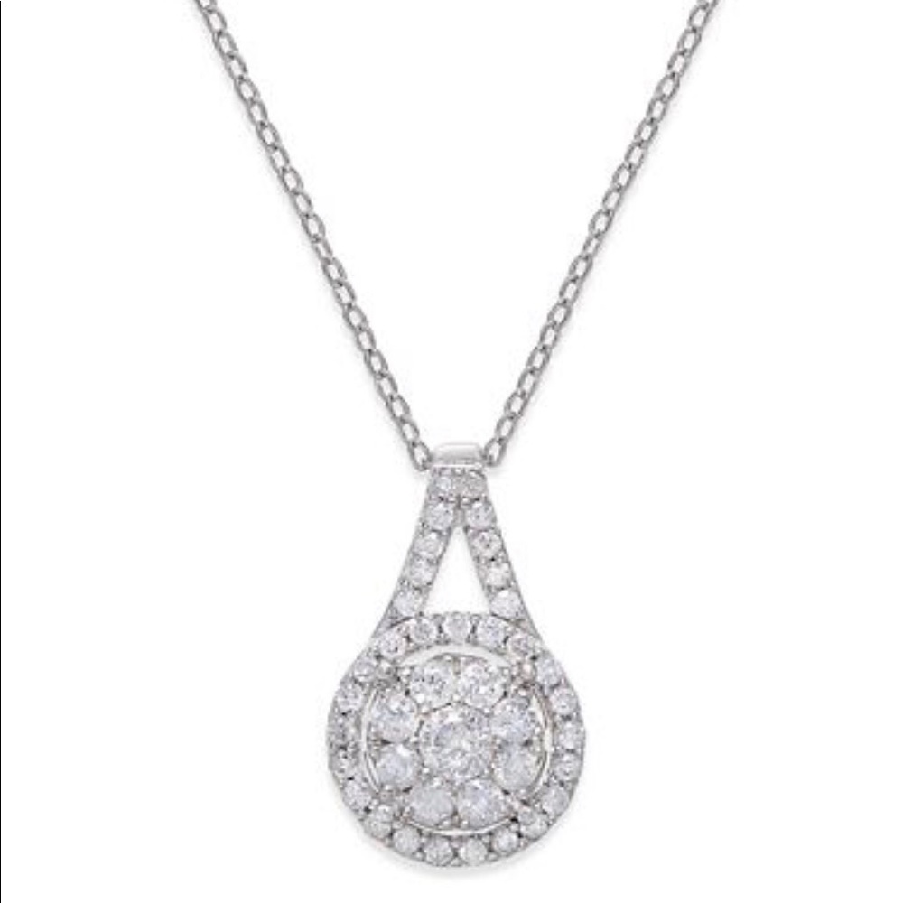 1/2 ct. t.w. Diamond Pendant 18” Necklace